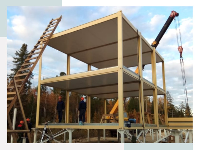 Строительство модульных здания Ялуторовск