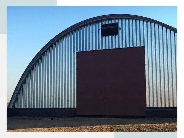 Бескаркасные ангары в Ялуторовске