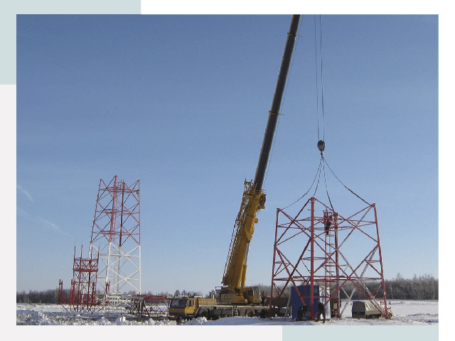 Монтаж вышек связи в Ялуторовске