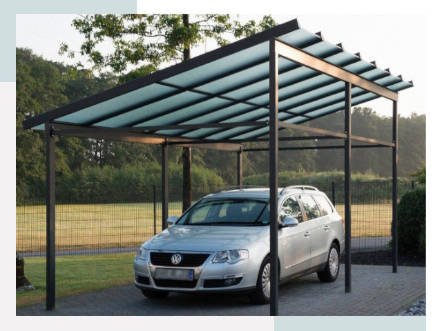 Навесы для автомобилей в Ялуторовске