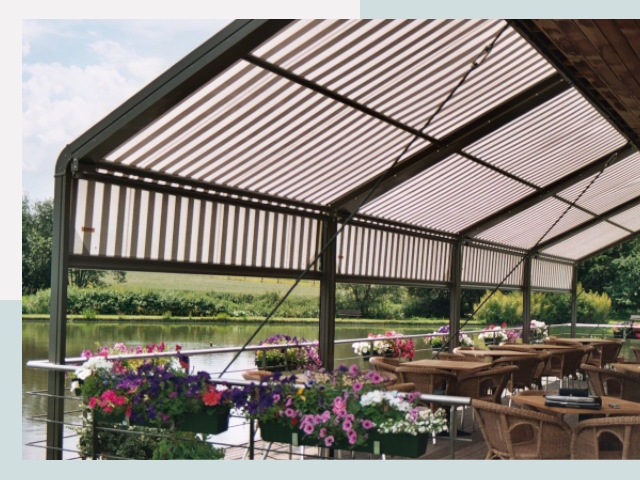 Элегантные навесы для кафе от 620 руб в Ялуторовск