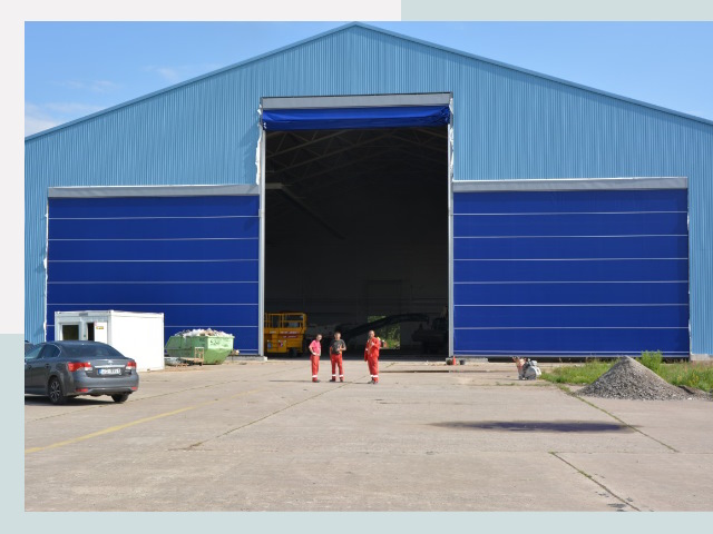 Ангарные ворота в Ялуторовск от СтальСтрой-Лтр по цене 620 руб.