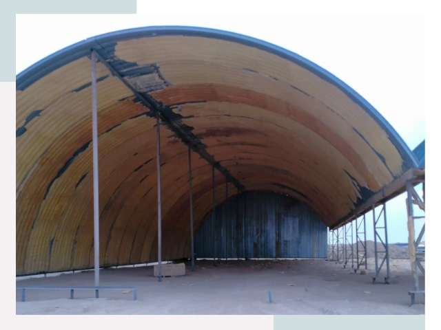 Реконструкция ангаров в Ялуторовске