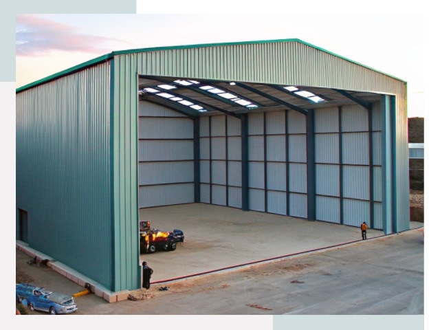 Строительство ангаров в Ялуторовске